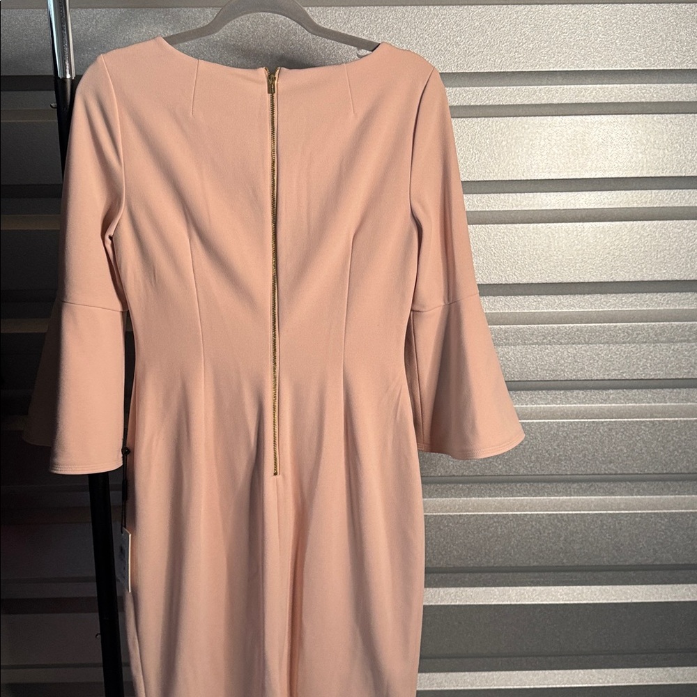NWT Calvin Klein Bell Sleeve Dress, Size 6 - Picture 5 of 5